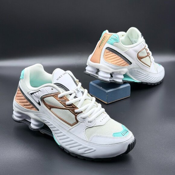 Wmns Nike Shox Enigma 'Aurora Green Rose Gold' - Picture 6 of 11